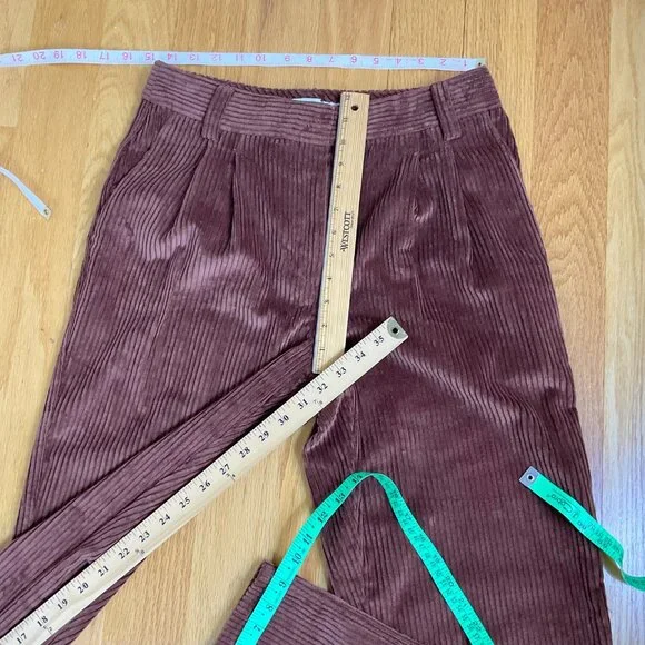 Sunday Best Pants Corduroy Trouser Straight Leg Brown Cognac Harvey Aritzia (6) - Picture 8 of 8